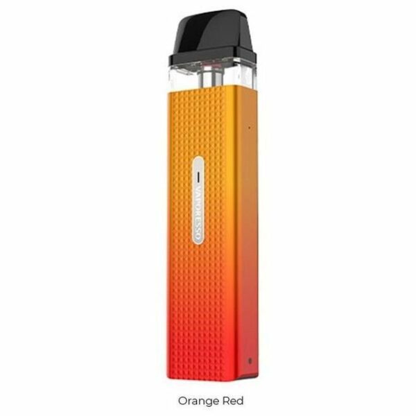 VAPORESSO XROS MINI COR ORANGE RED DETALHES