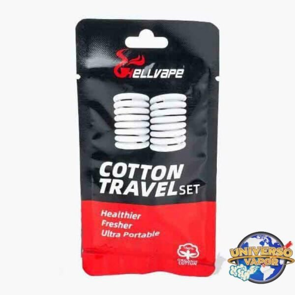 ALGODÃO PARA VAPE HELLVAPE COTTON TRAVEL SET