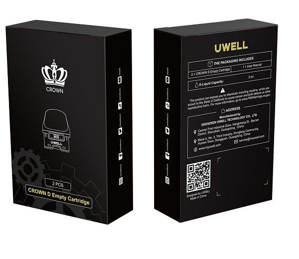 POD REPOSIÇÃO P/ CROWN D S/ COIL 3ML – UWELL