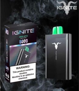 POD DESCARTÁVEL 5% V80 BLACK EDITION 8000 PUFFS - IGNITE