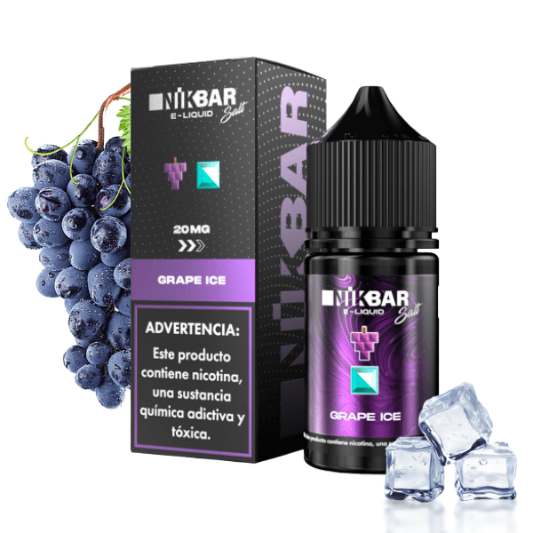 juice nicsalt grape ice nikbar