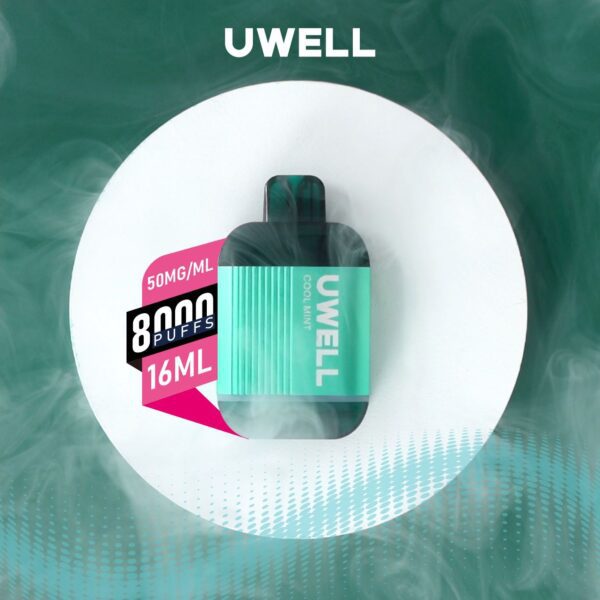 POD DESCARTÁVEL BE8000 UWELL COOL MINT