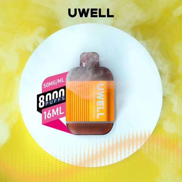 POD DESCARTÁVEL BE8000 UWELL STRAWBERRY BANANA ICE