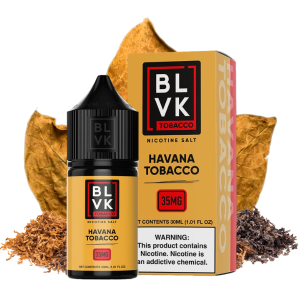 LÍQUIDO NICSALT HAVANA TOBACCO - BLVK TOBACCO