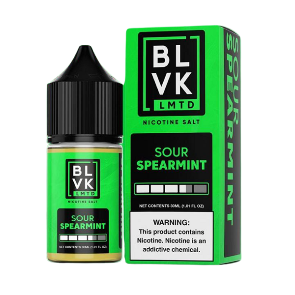 LÍQUIDO NICSALT SOUR SPEARMINT - BLVK LMNTD