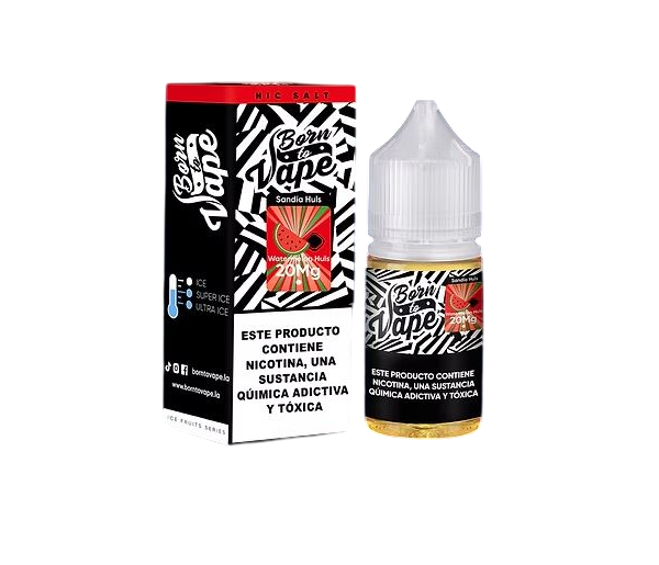 LÍQUIDO WATERMELON HULS – NICSALT – BORN TO VAPE