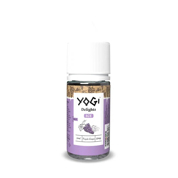 LÍQUIDO PURPLE GRAPE - DELIGHTS ICE - NICSALT - YOGI