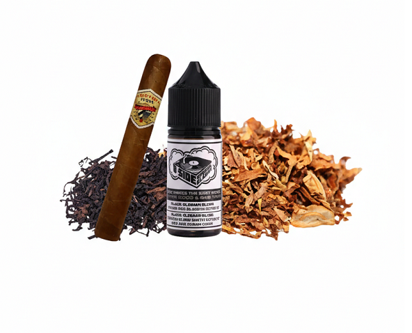 LÍQUIDO NICSALT BLACK OLDMAN ELIXIR TOBACCO - B-SIDE