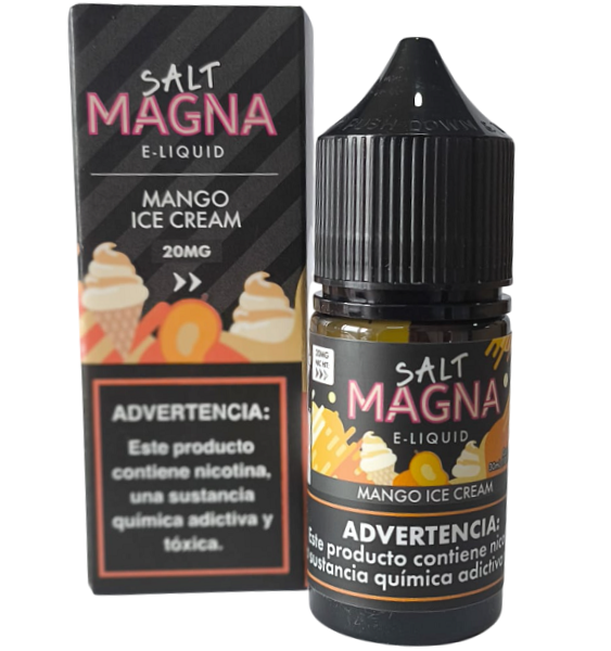 LÍQUIDO NICSALT MANGO ICE CREAM – MAGNA