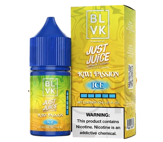 LÍQUIDO KIWI PASSION ICE - NICSALT - BLVK/JUST JUICE