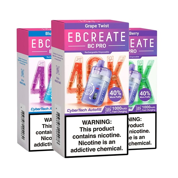 POD DESCARTÁVEL EBCREATE BC 40K PRO  5% – ELFBAR