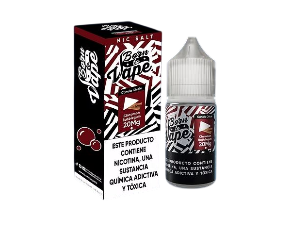 LÍQUIDO CINNAMON BUBBLEGUM – NICSALT – BORN TO VAPE