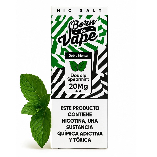 LÍQUIDO DOUBLE SPEARMINT – NICSALT – BORN TO VAPE